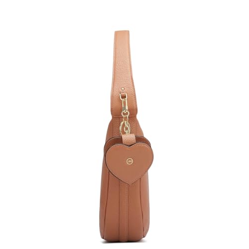 Da Milano Women's Leather Shoulder Bag - Orange