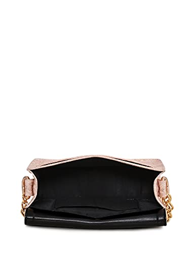 Sakwoods Women Pu Peach Sling Bag