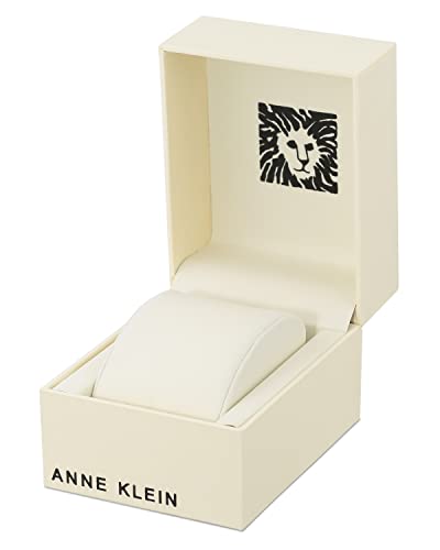 Anne Klein Women's Japanese Quartz Dress Watch with Metal Strap, Rose Gold, 14 (Model: AK/2626BYRG)