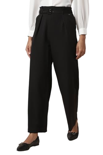 Allen Solly Women's Regular Casual Pants (AHTPWRGF062916_Blue