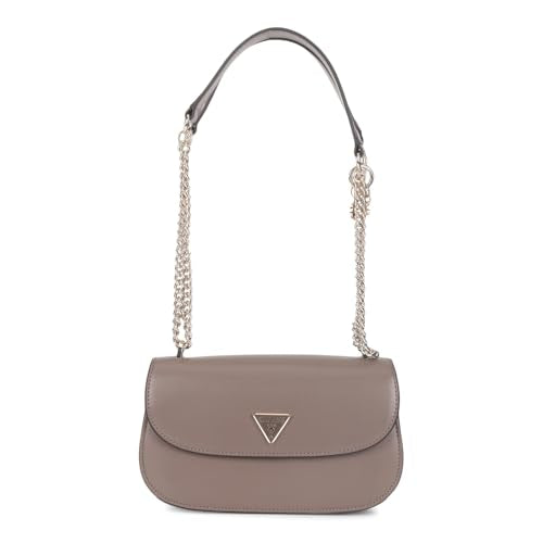 Guess Women's Dark Taupe Solid Crossbody Bag| Ladies Purse Handbags | Gift For Ladies