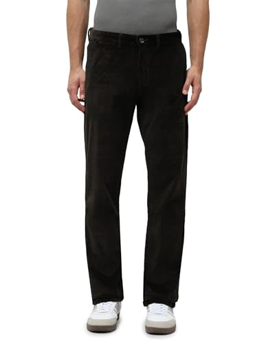 U.S.Polo Association Men's Riley Straight Fit Corduroy Trousers (USTRO071R_Green_32)