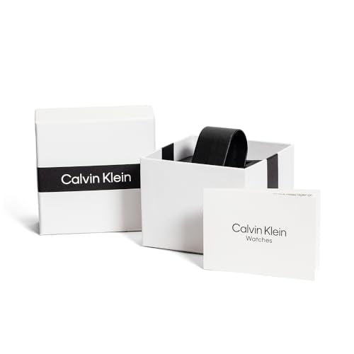 Calvin Klein Distinguish Qtz Multifunction Black Round Dial Men's Watch|Stainless Steel Material|Multi Color Band - 25200490