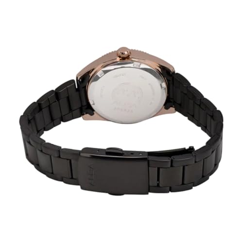 Alba Black & Gold Patterned Dial-AH7CW4X1