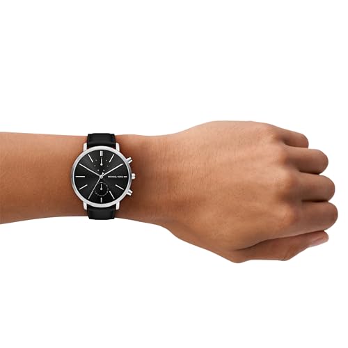 Michael Kors Blake Black Quartz Leather Watch MK9208