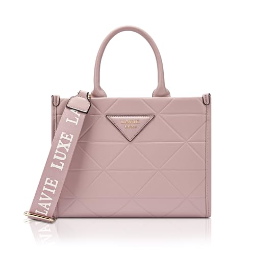 Lavie Luxe Mona25 Box Satchel Bag for Women | Satchel Handbag for Work | Ladies purse | Stylish Shoulder Bag | Gift for Women