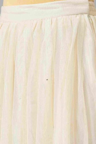 W for Woman Women Off-White Sequins Mesh Maxi Skirt_22Auw50471-217926_Large