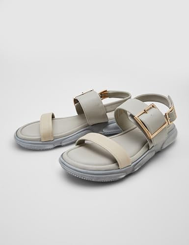 Catwalk Women Stylised Platforms Sandals 10172 (Grey-4)