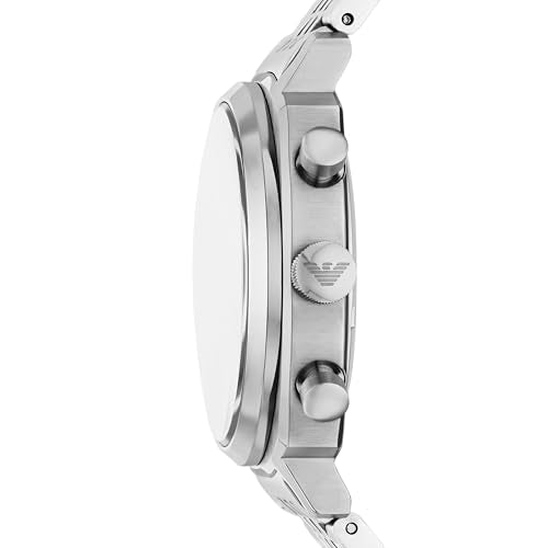 Emporio Armani Silver Quartz Stainless Steel Watch AR11688