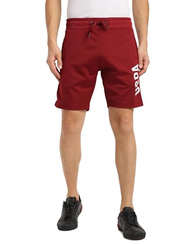 U.S. POLO ASSN. Knitted Shorts Slim (USSRTS0111_DK. RED_36)