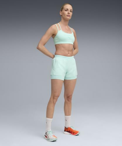 PUMA , Women, W HYROX MOVE STRAPPY BRA, Mint Melt, 2XL, (52716145)