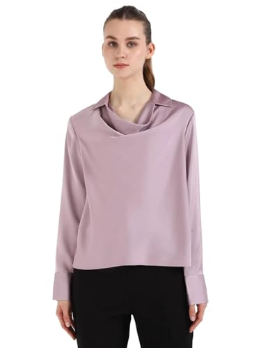 Regular Fit Polyester Spread Collar Top