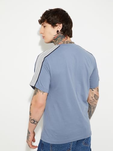 Max Men's Regular Fit T-Shirt (UBCKHS711CT_Blue