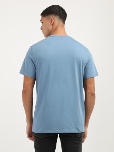 Calvin Klein Jeans Men's Regular Fit T-Shirt (40IC818422 Blue
