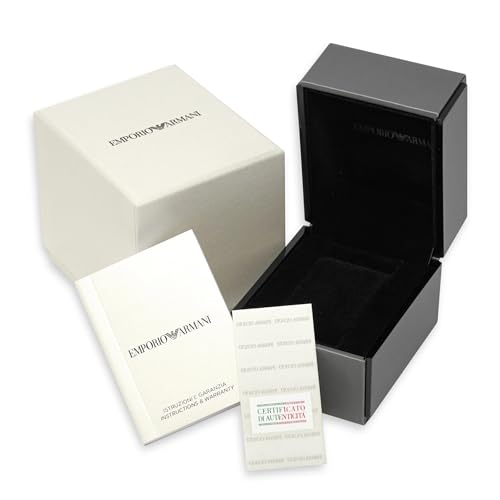 Emporio Armani Stainless Steel Analog Black Dial Men Watch-Ar1676, Black Band