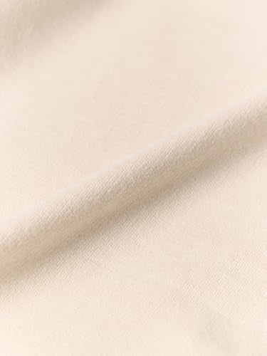 The Souled Store Harry Potter: Four Houses Men and Boys Long Sleeve V-Neck Beige Graphic Printed Casual Lightweight Drop Shoulder Streetwear Trendy Oversized Full Sleeve T-Shirt