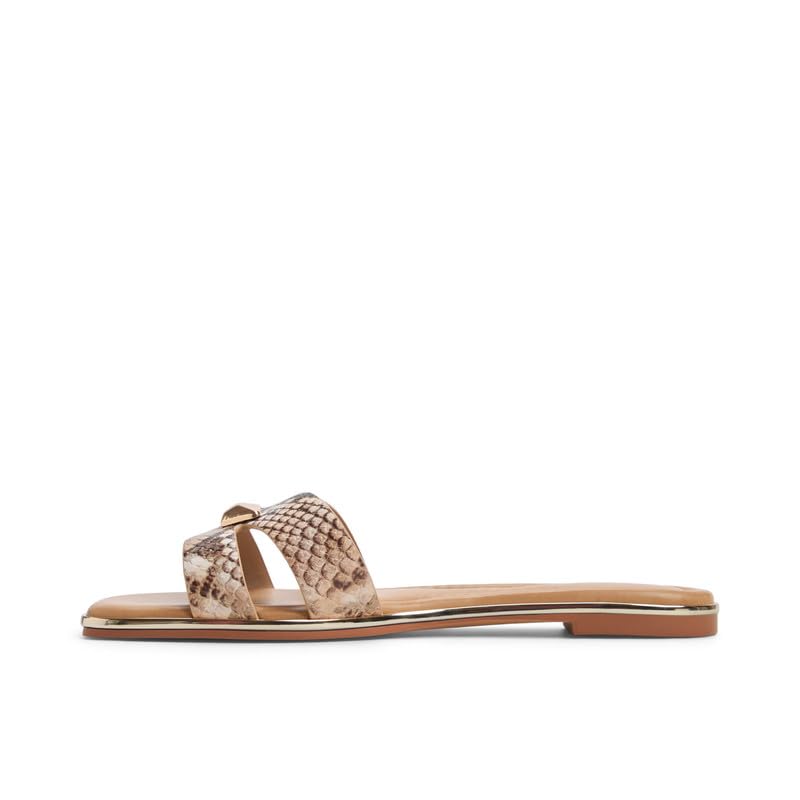 Aldo KHARINE-IN967 Women Brown Multi Flat Sandals