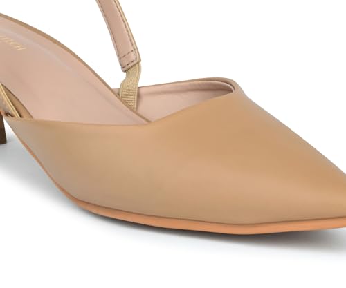 LOUIS STITCH Women’s Brown Stiletto Heel Sandals | Comfortable Close Toe Sandal | LSOF-FI11-PTAS | UK-8