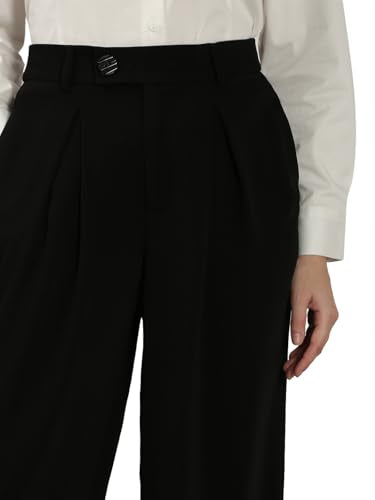VERO MODA Women's Flared High Rise Black Pants
