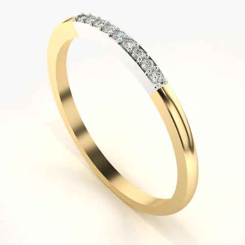 VALANOVA Sterling Silver & Certified Lab Grown Diamond 0.07cts | Ring For Women/Girls | Stylish & Elegant | VGR0297B | Ring Size: 9