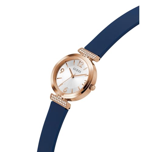 Guess Array White Round Dial Analog Women's Watch - GW0912L3