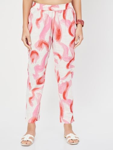 Max Women's Cotton Blend Kurta Set (CTKST54051B_Light Pink