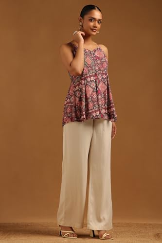 Soch Womens Multicolour Georgette Ethnic Motifs Tunic