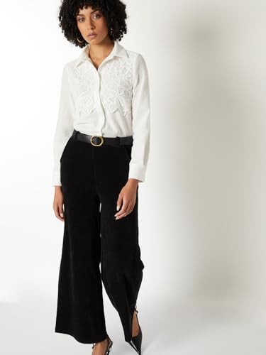 Max Women Embroidered Shirt(Off White_S)