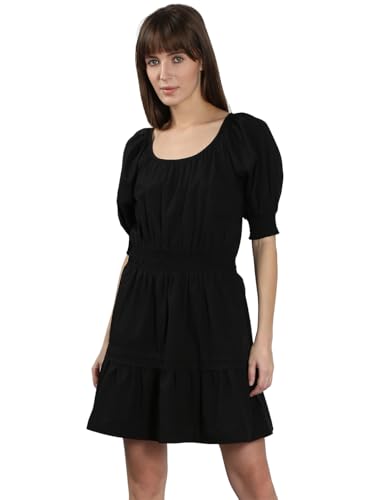 VERO MODA Women A-Line Black Dress