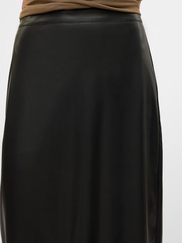 VERO MODA Women Straight Fit High-Rise Black Skirt