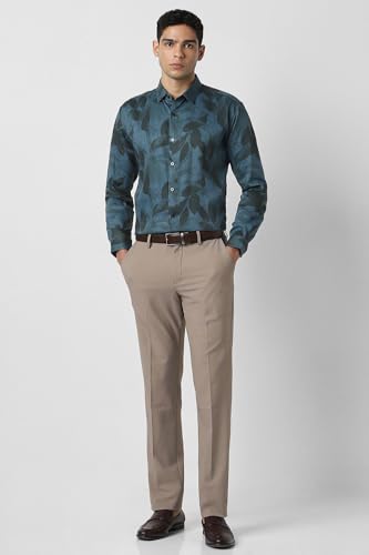Van Heusen Men's Slim Fit Shirt (VDSFESLF032713_Navy