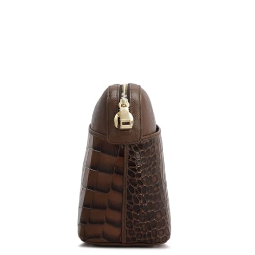 Da Milano Genuine Leather Brown Sling (Small) (01915)