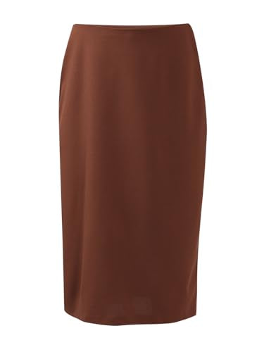 VERO MODA Women's Bodycon High-Rise Brown Skirt