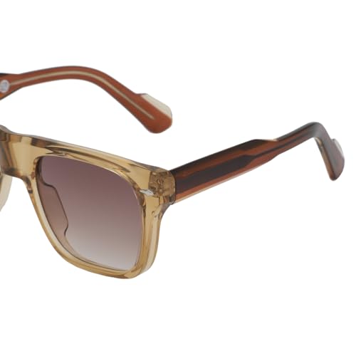 Carlton London Brown Toned with Polycarbonate UV Protected Lens Rectangle Sunglass for women