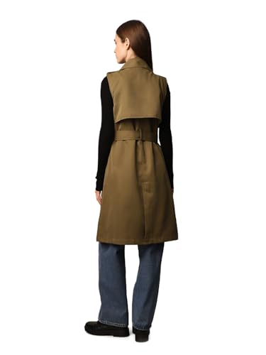ONLY Women's Regular Fit Olive Coat