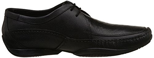 Hush Puppies Mens Spencer Plain Black Uniform Dress Shoe - 8 UK (8246768)