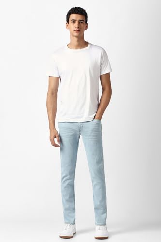Van Heusen Men's Regular Jeans (VXDNCRKFC55698_Light Blue
