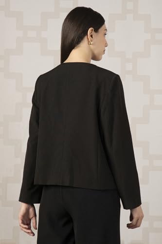 Van Heusen Women's Blazer (VWBZFRGFB54307_Black