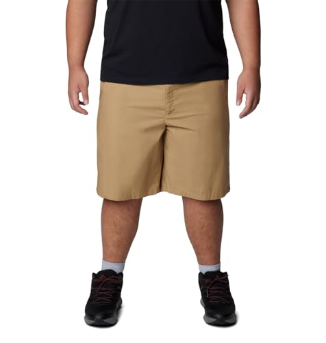 Columbia Men Brown Washed Out Shorts, 36