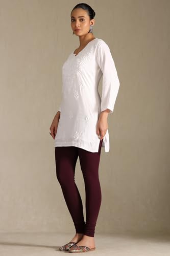 Soch Women's Regular Leggings (SOCORCLF0066_Red