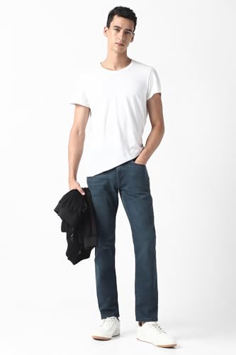 Van Heusen Men's Slim Jeans (VXDNCPOF244550_Grey