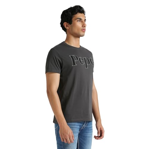Pepe Jeans Men's Slim Fit T-Shirt (PM509926_Thunder Grey