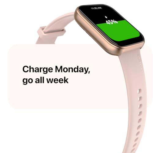 Noise New Launch ColorFit Pulse Air Smartwatch with BT Calling, 1.85" TFT Display, Lightweight 45g Design, Heart Rate & Step Tracking, Multi-Sport Modes, Find My Phone, Water Resistant (Rose Pink)