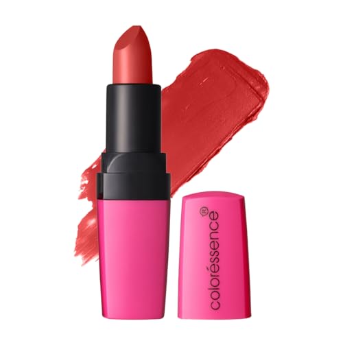 Coloressence Moist Matte Lipstick | Highly Pigmented | Hydrating Velvet Finish | Candy Peach - 4gm