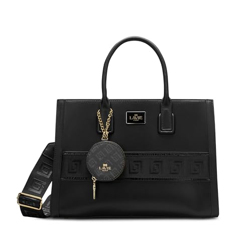 LAVIE PARIS Women's Jade Large Monogram Satchel Bag | Satchel Handbag for Work | Ladies Purse | Stylish Shoulder Bag | Gift for Women