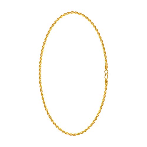 P.C. Chandra Jewellers 22k (916) Yellow Gold Chain for Women