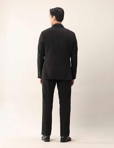 Arrow Men's Tailored Fit Ceremonial Suit Black