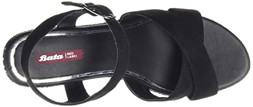 BATA Women's 7616078 Ankle-Strap Sandal - [Black, 5 UK]