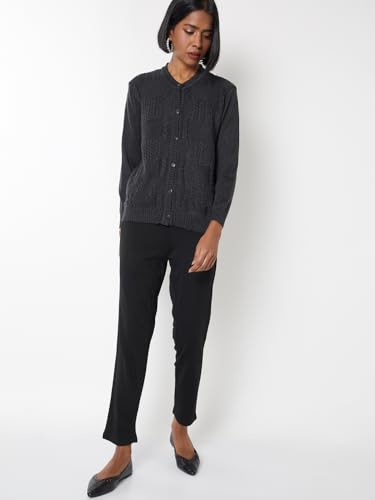 Max Women Knit Cardigan (Grey_L)