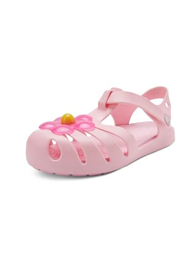 Crocs Unisex Kids Isabella Charm Sandal T Fmgo Croslite Flamingo Sandal | 10 UK |